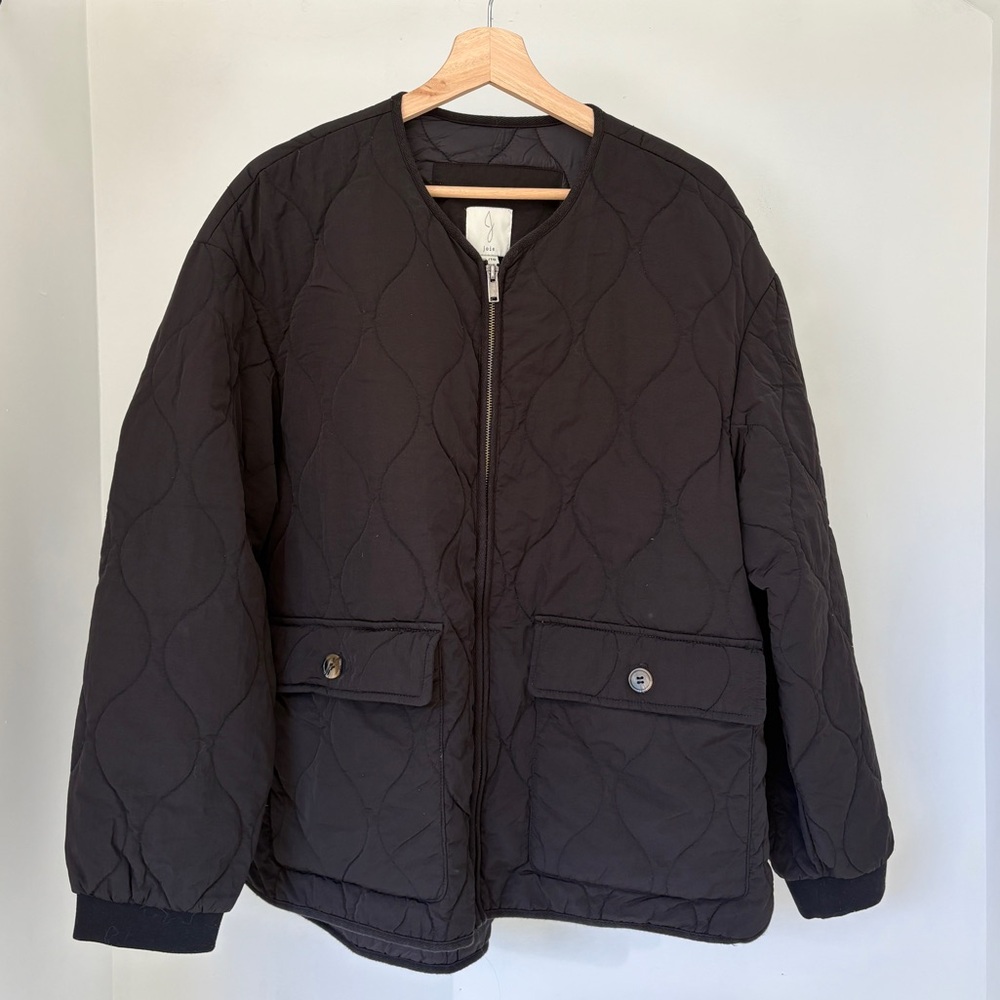 Joie Black Quilted Jacket